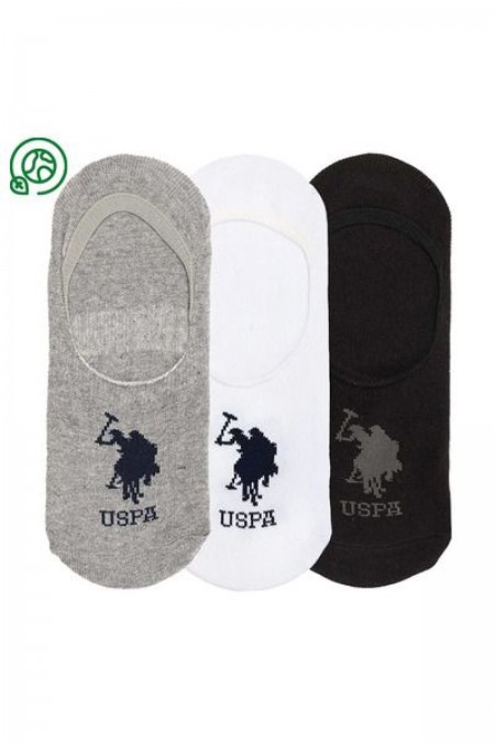 Pack 3 paires de chaussettes U.S. Polo 188 white black grey US004UF