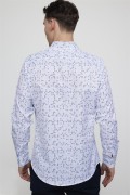 chemise imprimée slim fit Tudors White DR230059-631