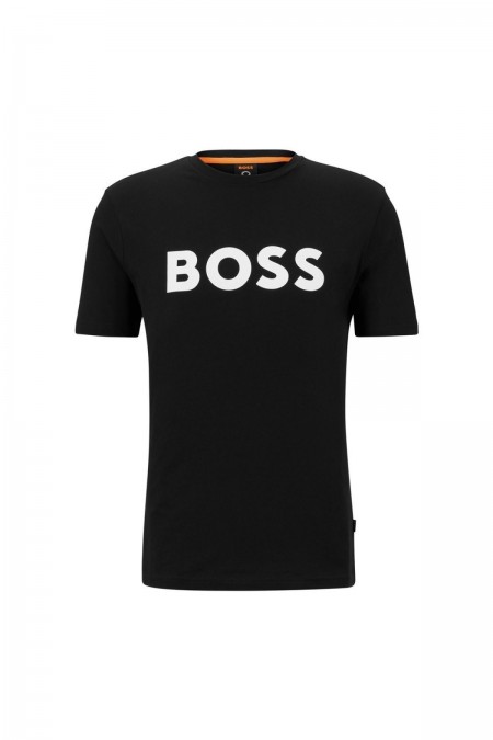 Tee Shirt coton logo Hugo boss 002 Black 50481923