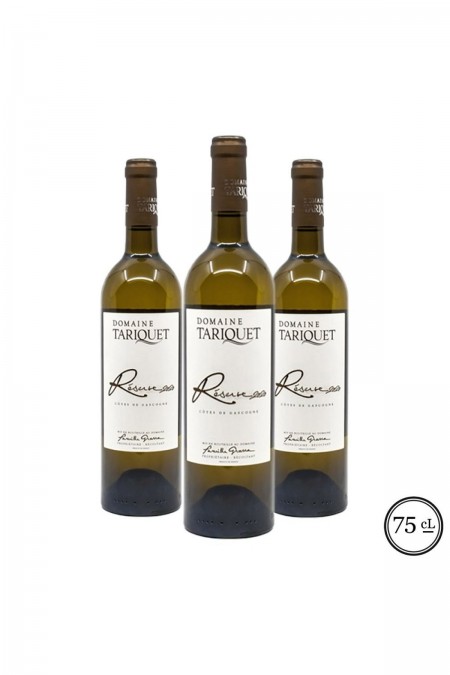 Réserve Tariquet - Blanc - Tariquet - 2021 - 0,75 L x3 Domaine Tariquet  RESERVE21X3
