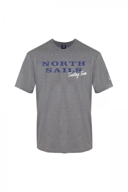 T-shirt logo North sails Grey Mel. 9024030926