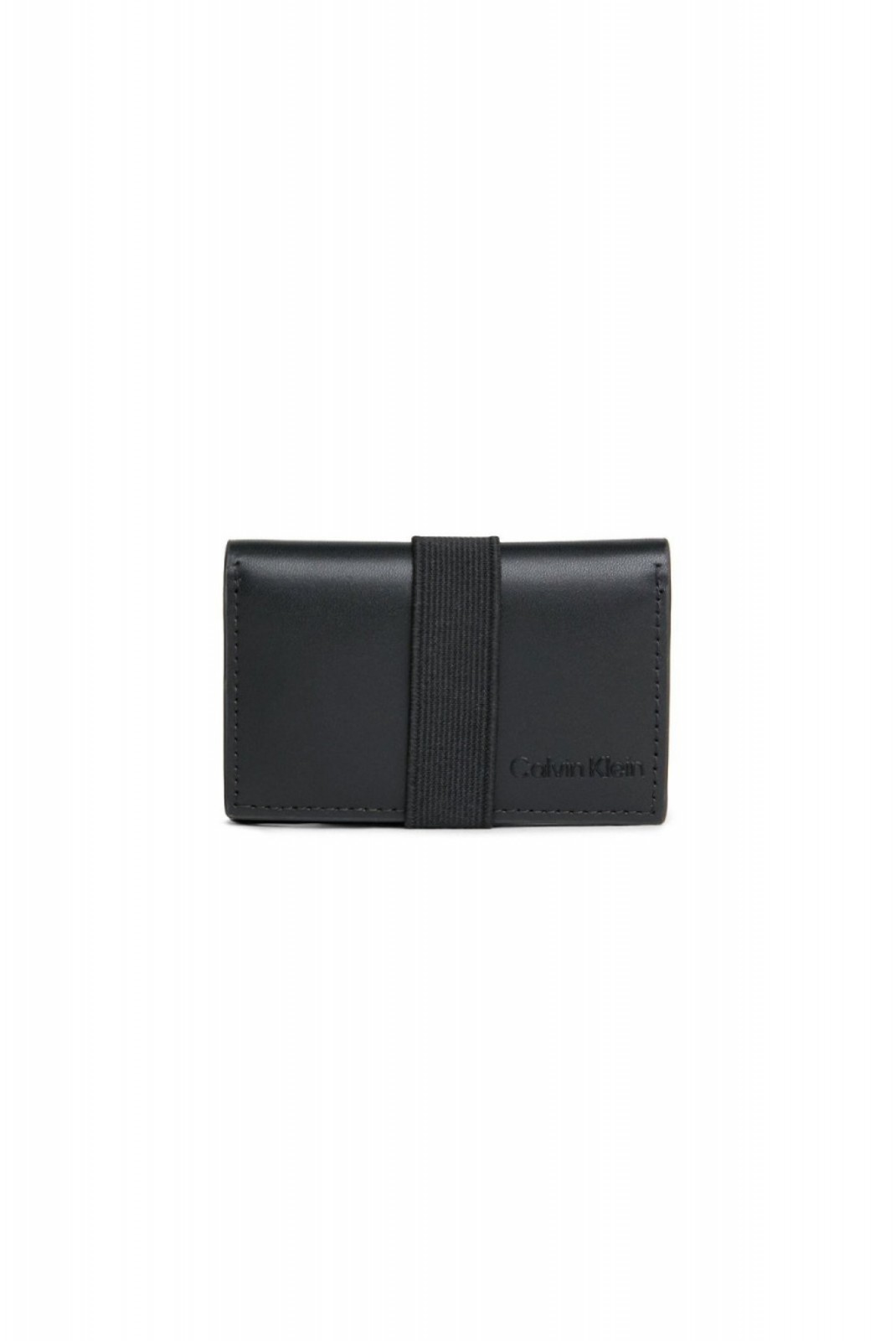 Porte cartes cuir élastiqué Calvin klein BAX Ck Black K50K510914