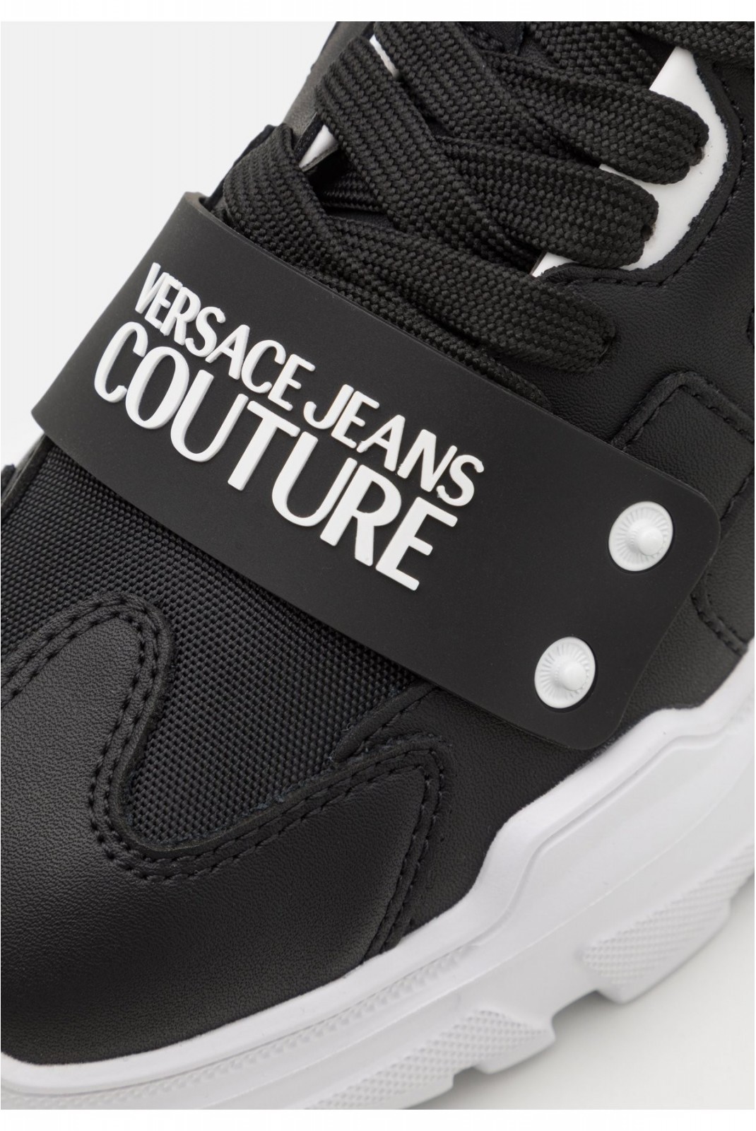 Sneakers print logo Versace Jeans 899 BLACK 76YA3SC4 ZPA51