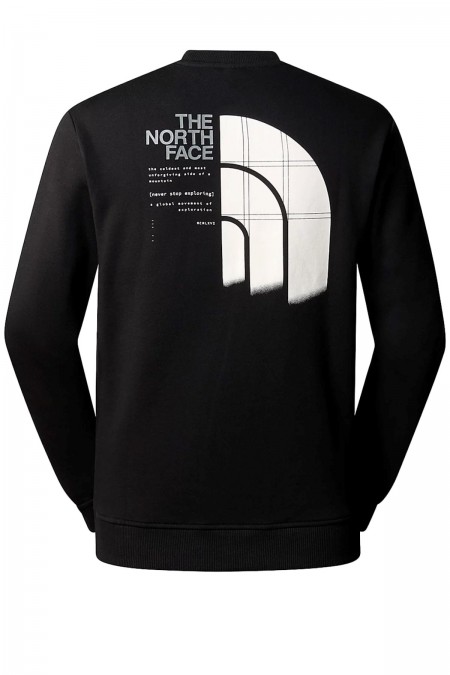 Sweat coton print dos Graphic The North Face BLACK NF0A87EUJK31