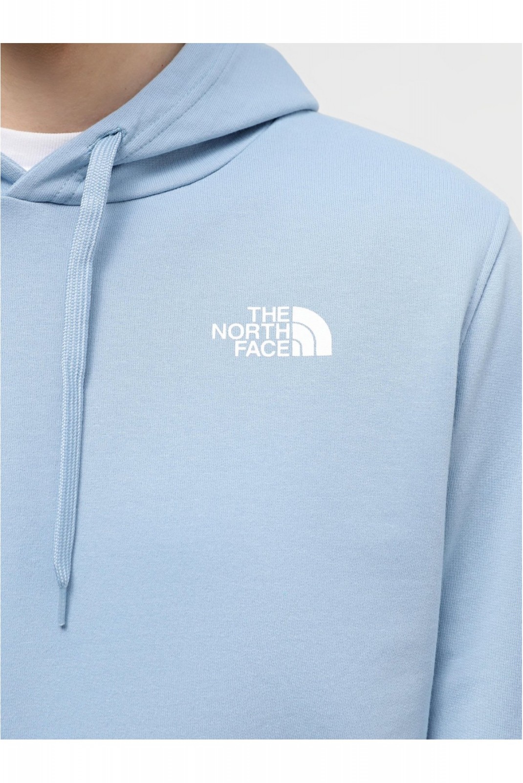 Sweat léger print logo capuche The North Face STEEL BLUE NF0A2S57QEO1