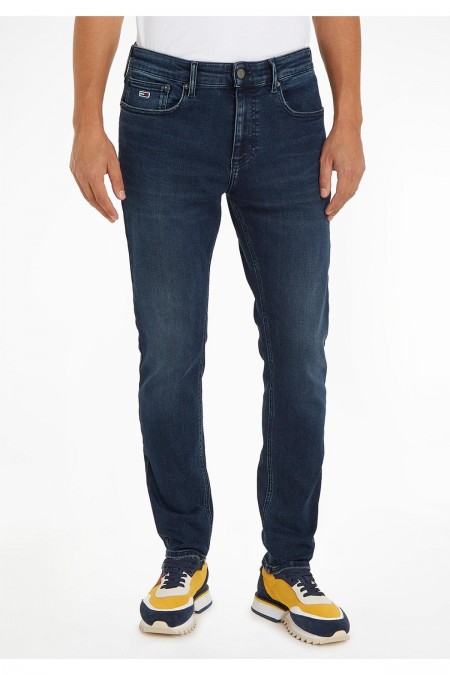 Jeans stretch slim tapered Austin Tommy Jeans 1BK Denim Dark DM0DM18745
