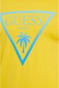 TShirt beach logo triangle Guess jeans A21E GOLDEN HOUR F4GI00 J1311