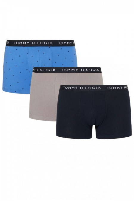 Tripack boxers stretch à logo Tommy Hilfiger 0YY Sublunar/Desert Sky/Mini Stars UM0UM02325