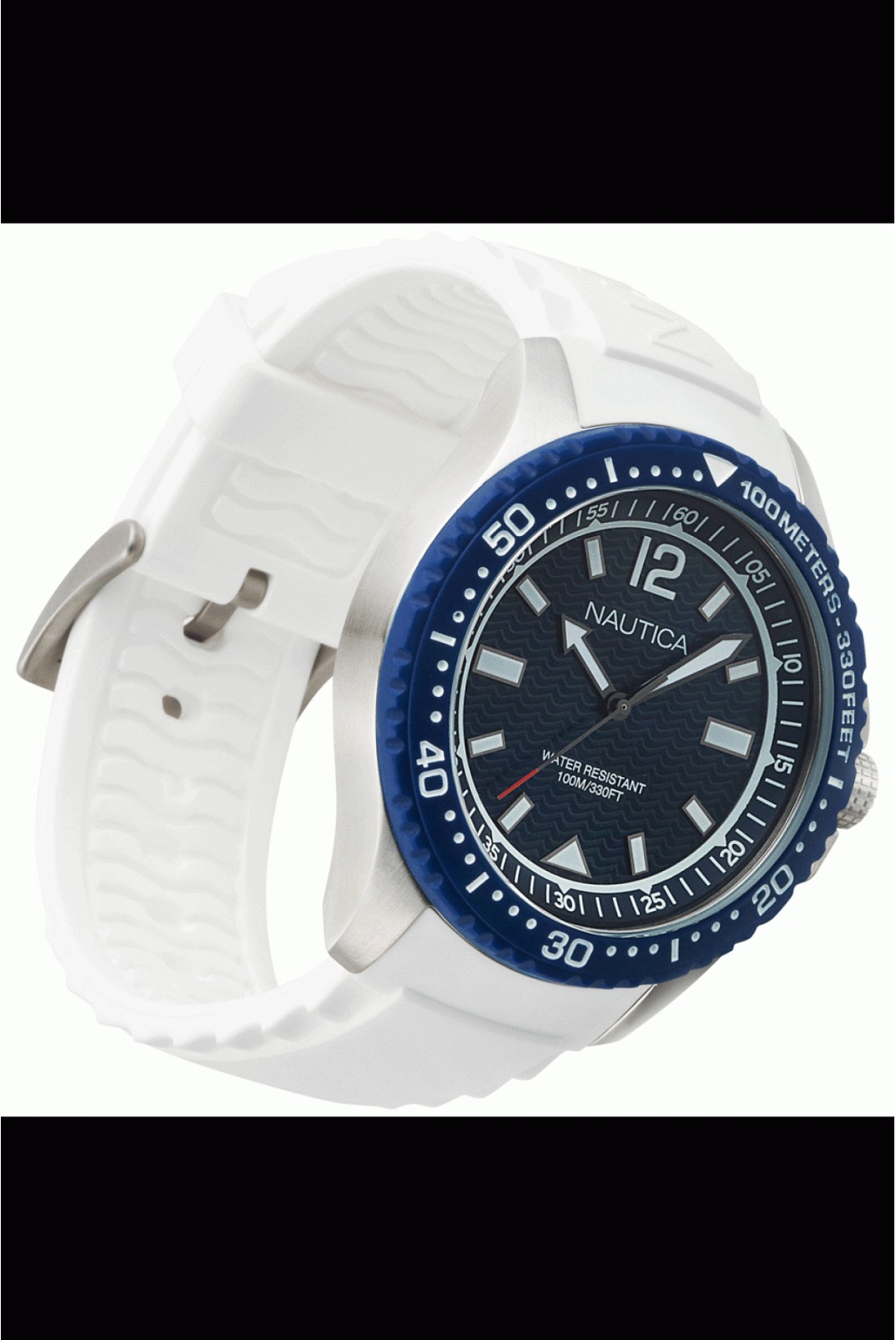 Montre Quartz Homme - NAUTICA - Silver / White / Blue - NAPMAU004 Nautica Blue NAPMAU004
