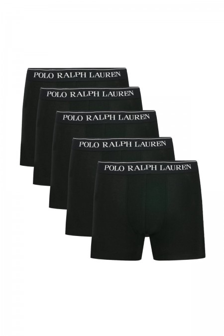 Coffret de 5 boxers stretch Ralph lauren 001 5PK BLACK 714864292