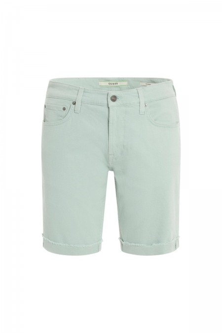 Bermuda jean stretch chanvre Guess jeans F8FL SOFT MINT MULTI M3YAV2 D5321