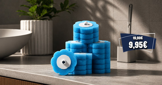 KIT 24 RECHARGES DE BROSSES DE TOILETTE JETABLES