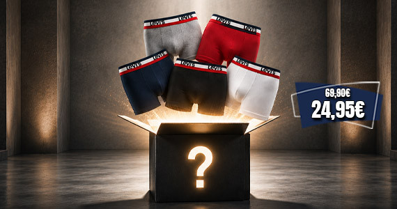 PACK SURPRISE DE 5 BOXERS