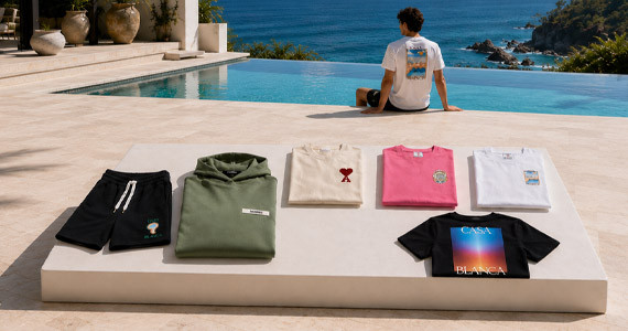 AMI PARIS, AMIRI, CASA BLANCA, JACQUEMUS